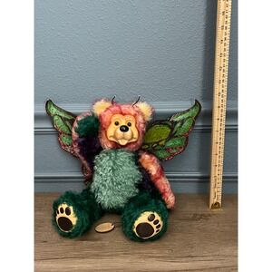 Robert Raikes Collectible Teddy Bear Fairy Wings Vintage Plush Toy. READ
